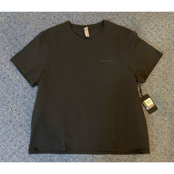 NWT Alphalete Men's Classic Relaxed Tee Shirt Black Size 3XL New - Picture 1 of 5